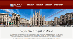 Desktop Screenshot of milanoinglese.com